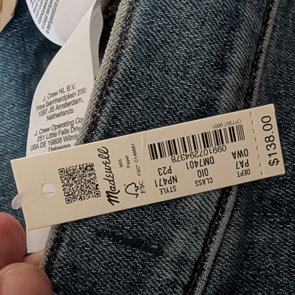 Madewell Mid-Rise Kick out Jeans Petite 23 - Picture 6 of 11